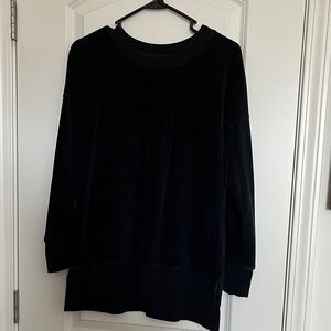 LulaRoe Black Ribbed Soft Sweater Top